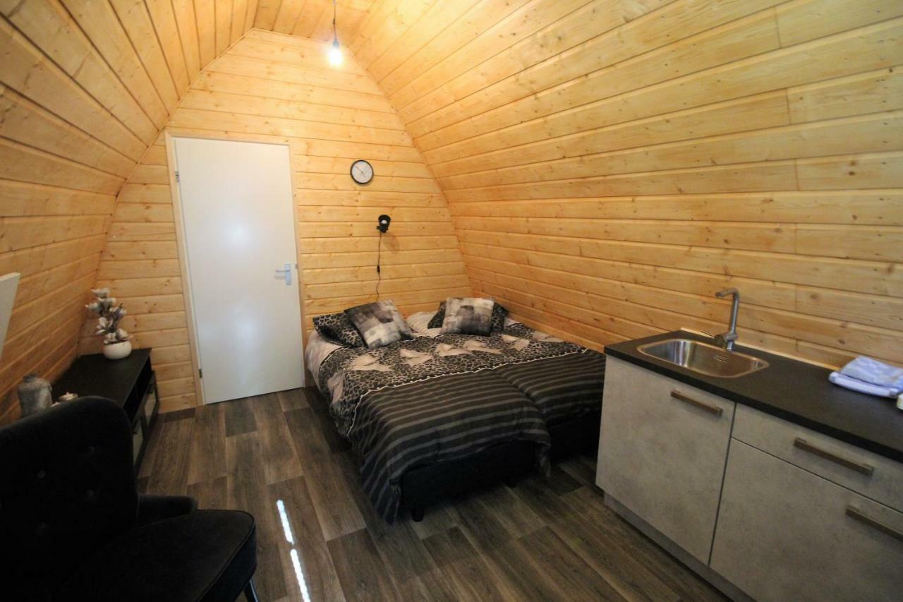 Luxe Eco Pod Op Camping De Stal Drijber Exterior foto